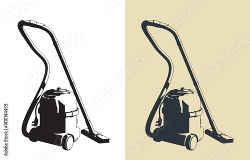Professional vacuum cleaner