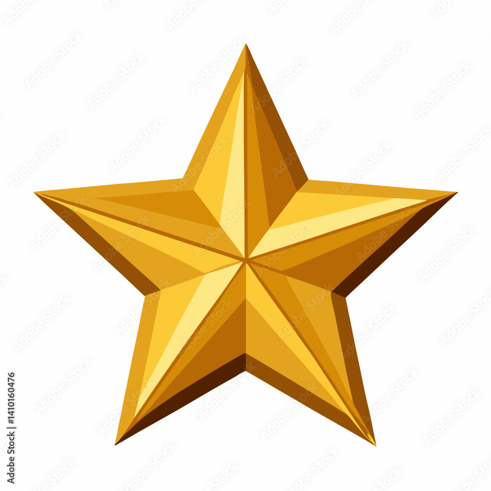 Golden star icon on a white background, symbolizing achievement or excellence. Golden star icon on a white background, symbolizing achievement or excellence.