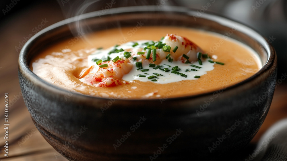 Creamy Lobster Bisque A Warm Rustic Culinary Delight Creamy Lobster Bisque A Warm Rustic Culinary Delight