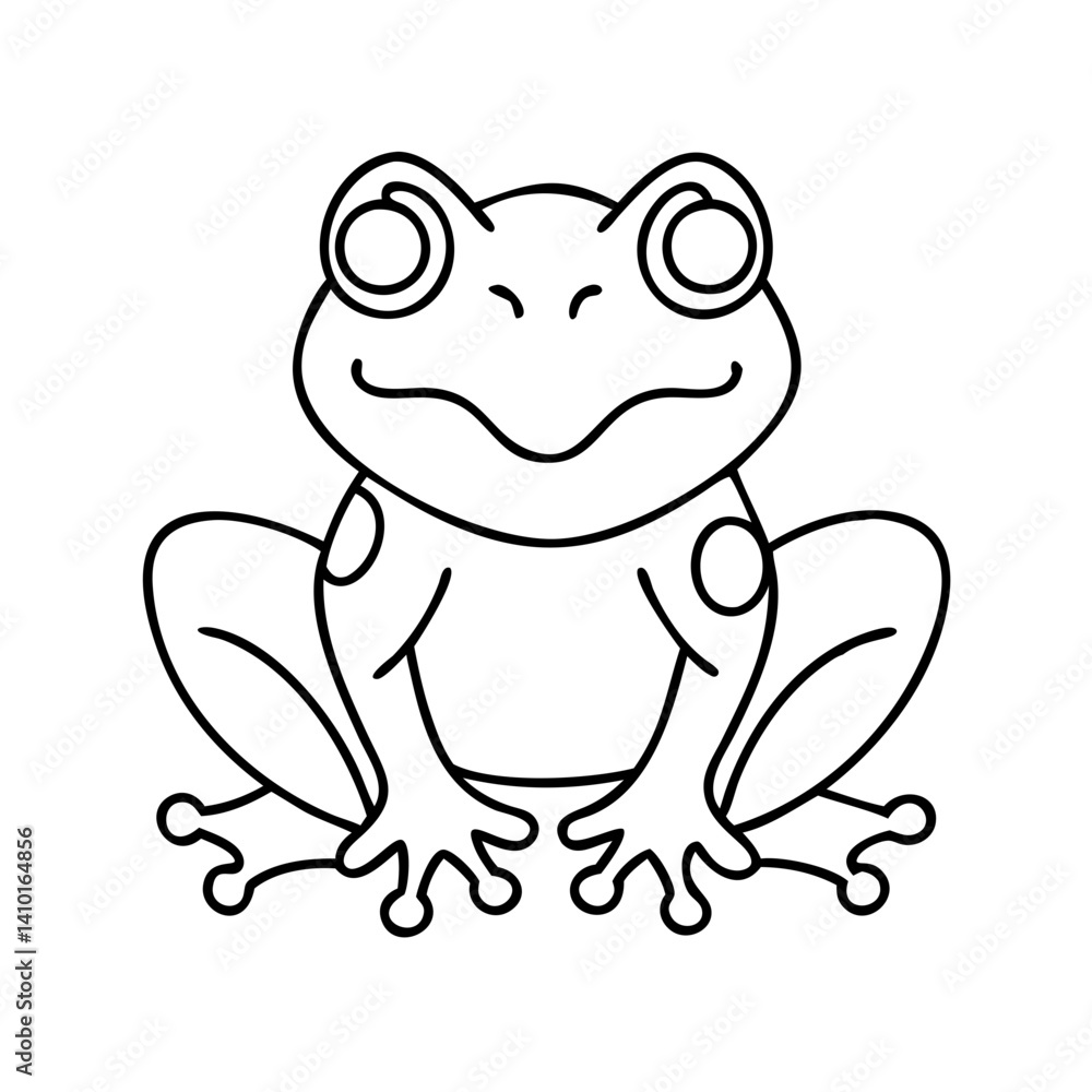 frog icon, frog vector illustration-simple illustration of frog, perfect for frog logos and icons frog icon, frog vector illustration-simple illustration of frog, perfect for frog logos and icons