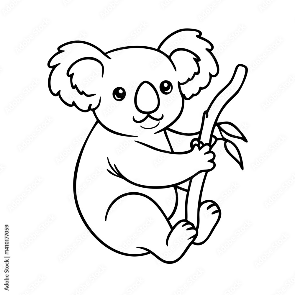 koala icon, koala vector illustration-simple illustration of koala, perfect for koala logos and icons koala icon, koala vector illustration-simple illustration of koala, perfect for koala logos and icons