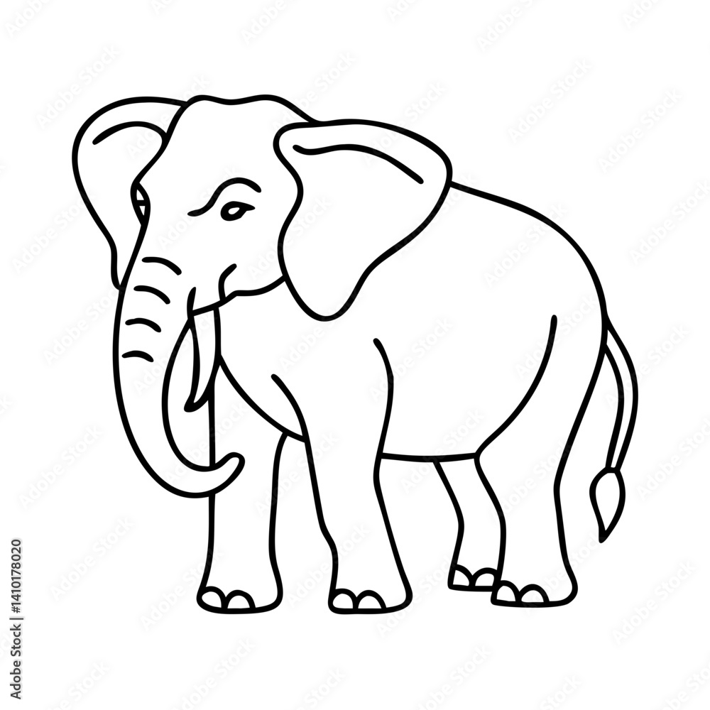 elephant icon, elephant vector illustration-simple illustration of elephant, perfect for elephant logos and icons elephant icon, elephant vector illustration-simple illustration of elephant, perfect for elephant logos and icons
