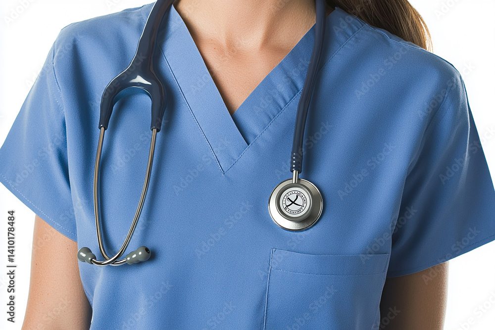 Beautiful woman close-up, doctor nurse care portrait close-up