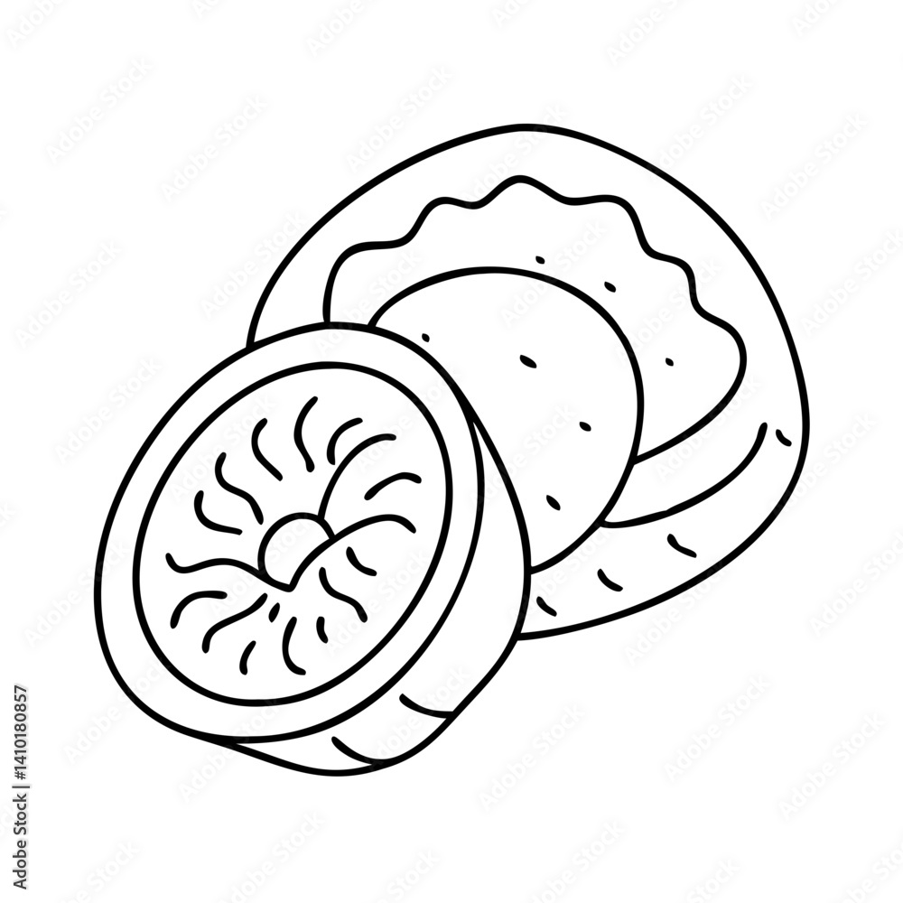 radish slice icon, radish slice vector illustration-simple illustration of radish slice, perfect for radish slice logos and icons radish slice icon, radish slice vector illustration-simple illustration of radish slice, perfect for radish slice logos and icons