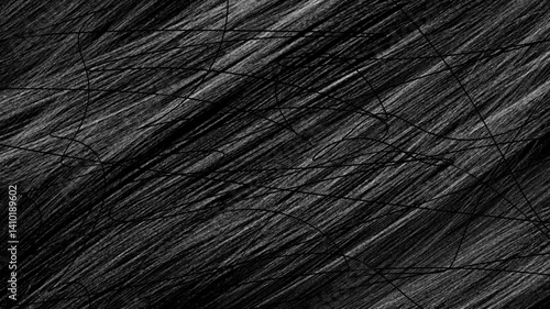 Animated background of lines and hand-drawn pencil drawings, dynamic black-and-white looping background drawn with chalk on a blackboard, header background, 4k