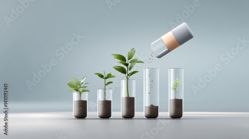 Wallpaper Mural Plant growth cycle, it amazing and hopeful for future Torontodigital.ca