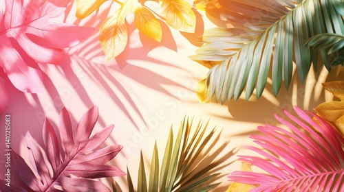 Tropical Leaves and Sunlight