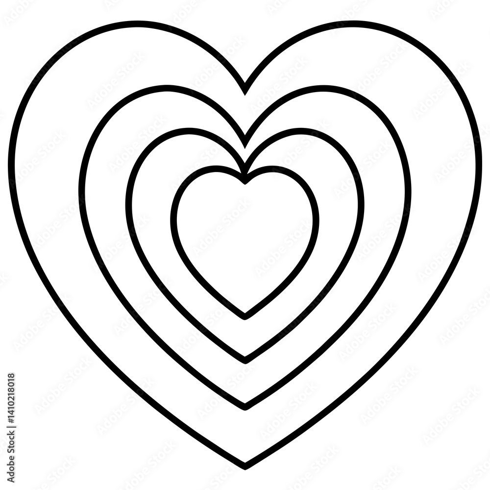 Elegant Heart Line Art Designs Elegant Heart Line Art Designs