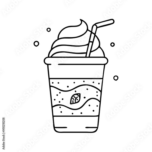 frappuccino icon, frappuccino vector illustration-simple illustration of frappuccino, perfect for frappuccino logos and icons
