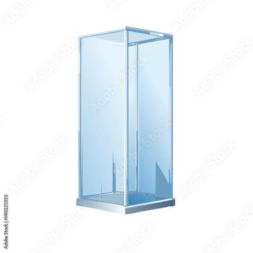 Obraz na płótnie Shower screen for the bathroom vector icon design w salonie