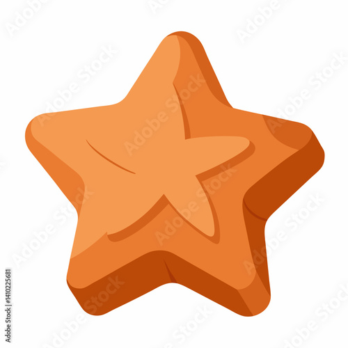 Star icon depicted in a classic star shape, featuring five points and a symmetrical design on a plain background.