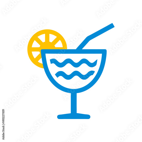 cocktail with ice