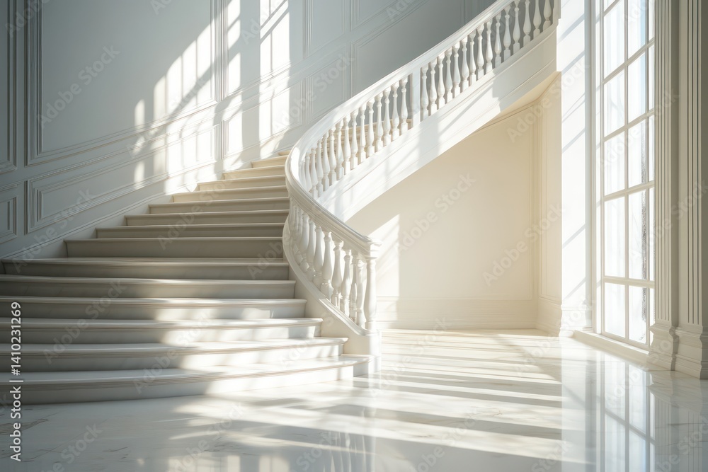 Obraz premium Modern staircase interior design