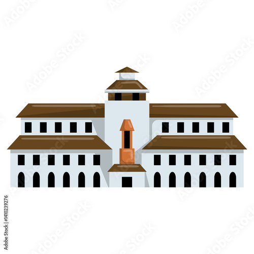 Gedung sate or historical buildings 