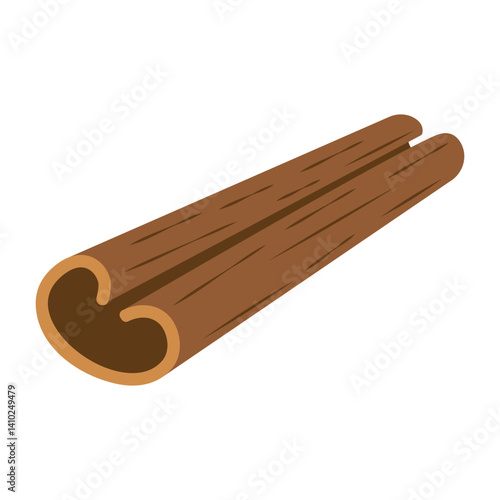 Cinnamon Stick Illustration Isolated on White Background