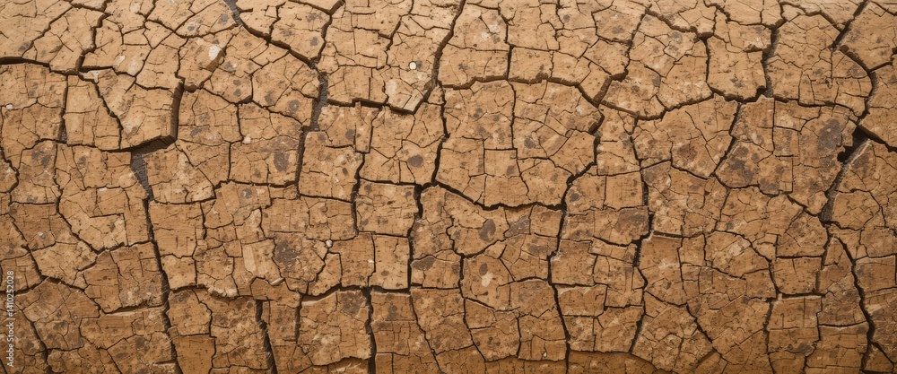 A parched, dry landscape featuring a ground surface with deep, jagged cracks, showcasing the effects of drought. The earth appears barren, with a dusty, sun-bleached texture. A parched, dry landscape featuring a ground surface with deep, jagged cracks, showcasing the effects of drought. The earth appears barren, with a dusty, sun-bleached texture.