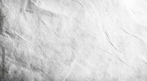 Abstract crumpled white paper texture