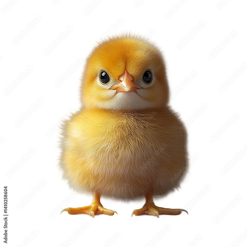 Fototapeta premium Baby Chick isolated on transparent background