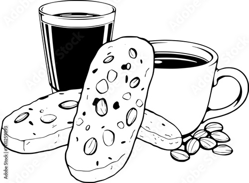 Almond Biscotti and Coffee A Delicious Italian Treat