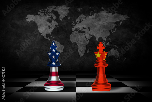 Photography USA and China trade relations, cooperation strategy
