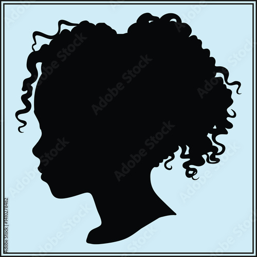 Daughter Silhouette, Young Girl