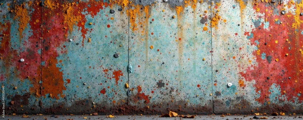Distressed concrete with rust and grime, urban decay texture , industrial, worn Distressed concrete with rust and grime, urban decay texture , industrial, worn