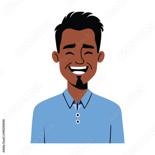 man doing activities, vector illustration