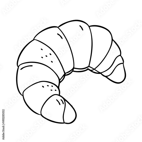 croissant icon, croissant vector illustration-simple illustration of croissant, perfect for croissant logos and icons
