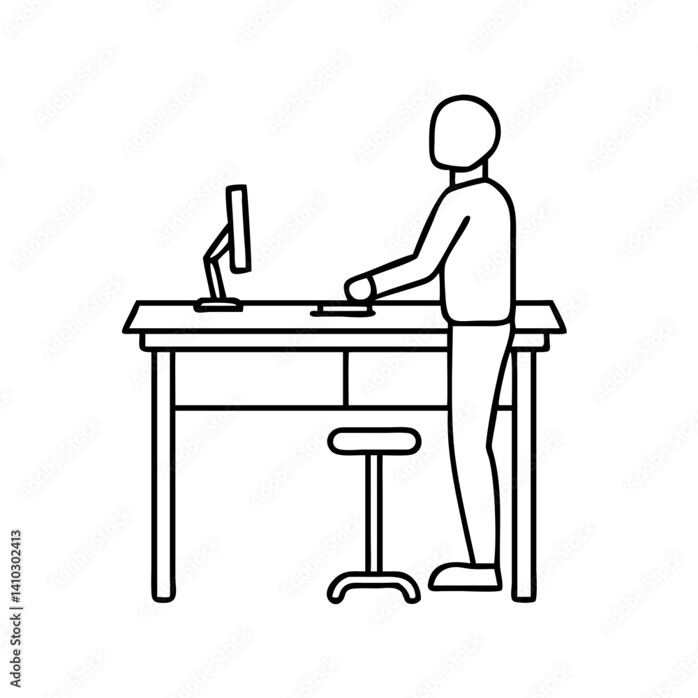 standing desk icon, standing desk vector illustration-simple illustration of standing desk, perfect for standing desk logos and icons standing desk icon, standing desk vector illustration-simple illustration of standing desk, perfect for standing desk logos and icons