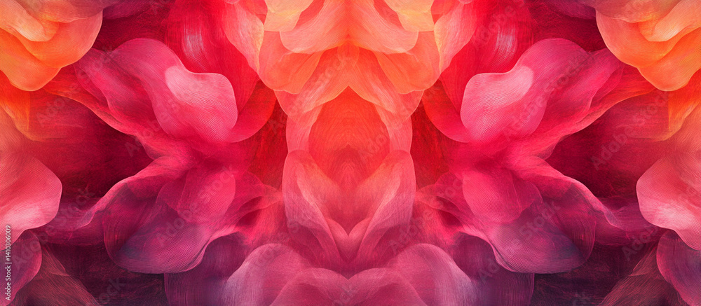 Abstract symmetrical colorful ink blot pattern. Abstract symmetrical colorful ink blot pattern.