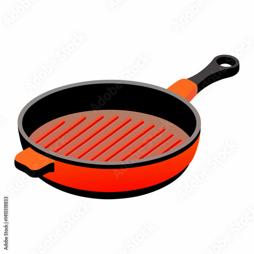 Electric Grill Pan design in vibrant colors