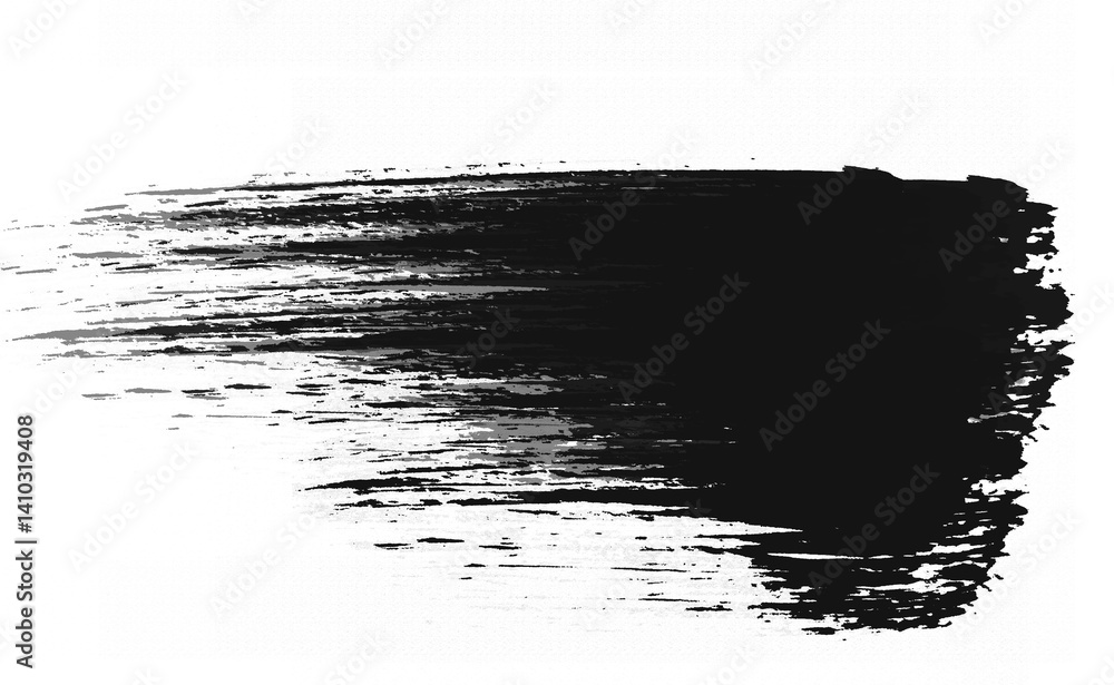 Ink brush stock isolated on transparent PNG file Ink brush stock isolated on transparent PNG file
