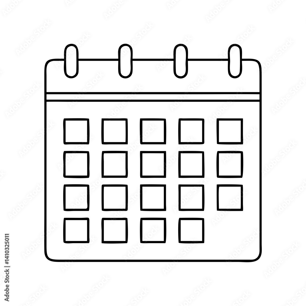 calendar icon, calendar vector illustration-simple illustration of calendar, perfect for calendar logos and icons calendar icon, calendar vector illustration-simple illustration of calendar, perfect for calendar logos and icons