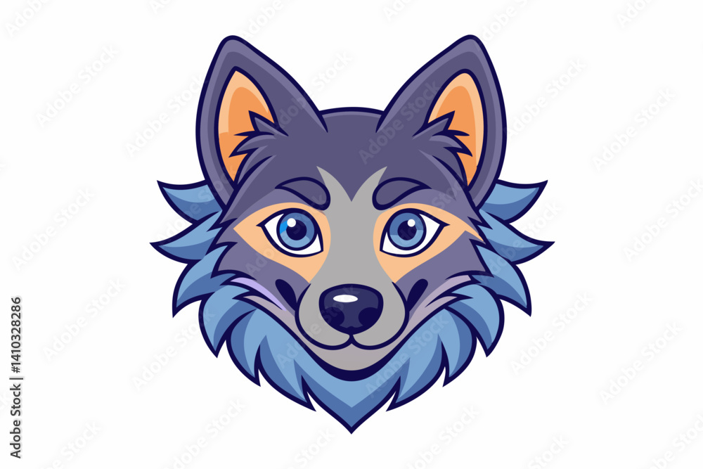 Obraz premium vector illustration of a dog