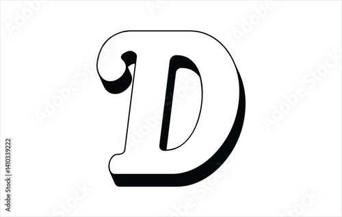 Elegant Letter D logo Vector Template Initial Letter D Logo Design. Creative And Modern D logo