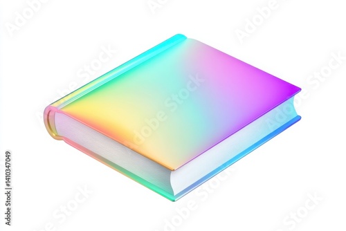 Wallpaper Mural Iridescent 3D book icon in gradient colors Torontodigital.ca