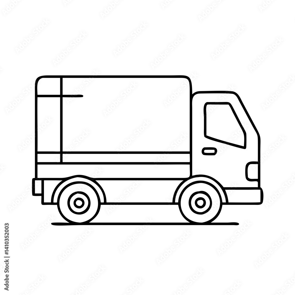 box truck icon, box truck vector illustration-simple illustration of box truck, perfect for box truck logos and icons box truck icon, box truck vector illustration-simple illustration of box truck, perfect for box truck logos and icons