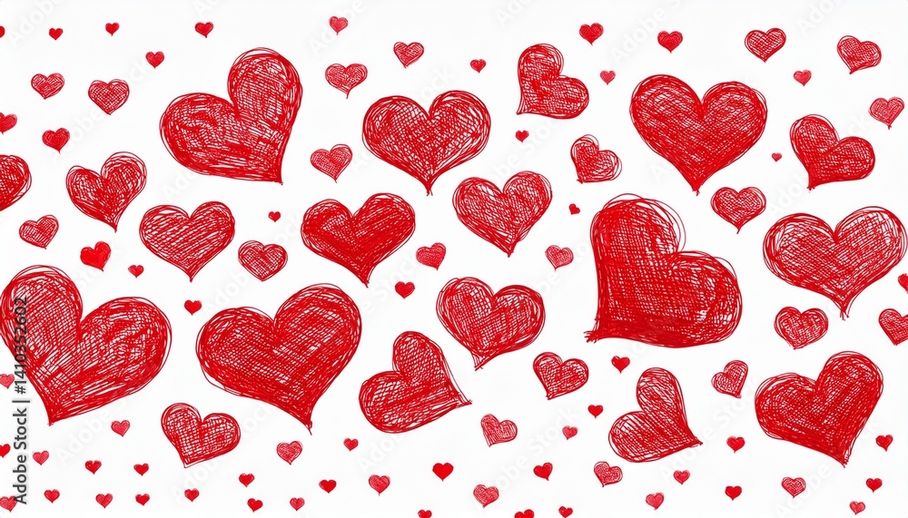 Heart icons in different sizes