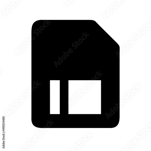 Sim Card Icon Vector Illustration