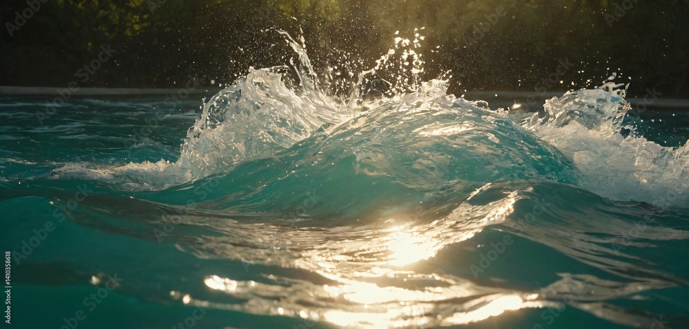 Ai generated 3d water