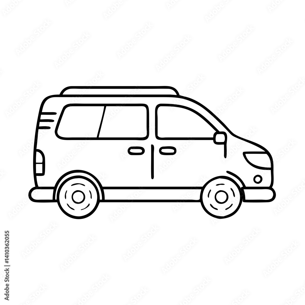 minivan icon, minivan vector illustration-simple illustration of minivan, perfect for minivan logos and icons minivan icon, minivan vector illustration-simple illustration of minivan, perfect for minivan logos and icons