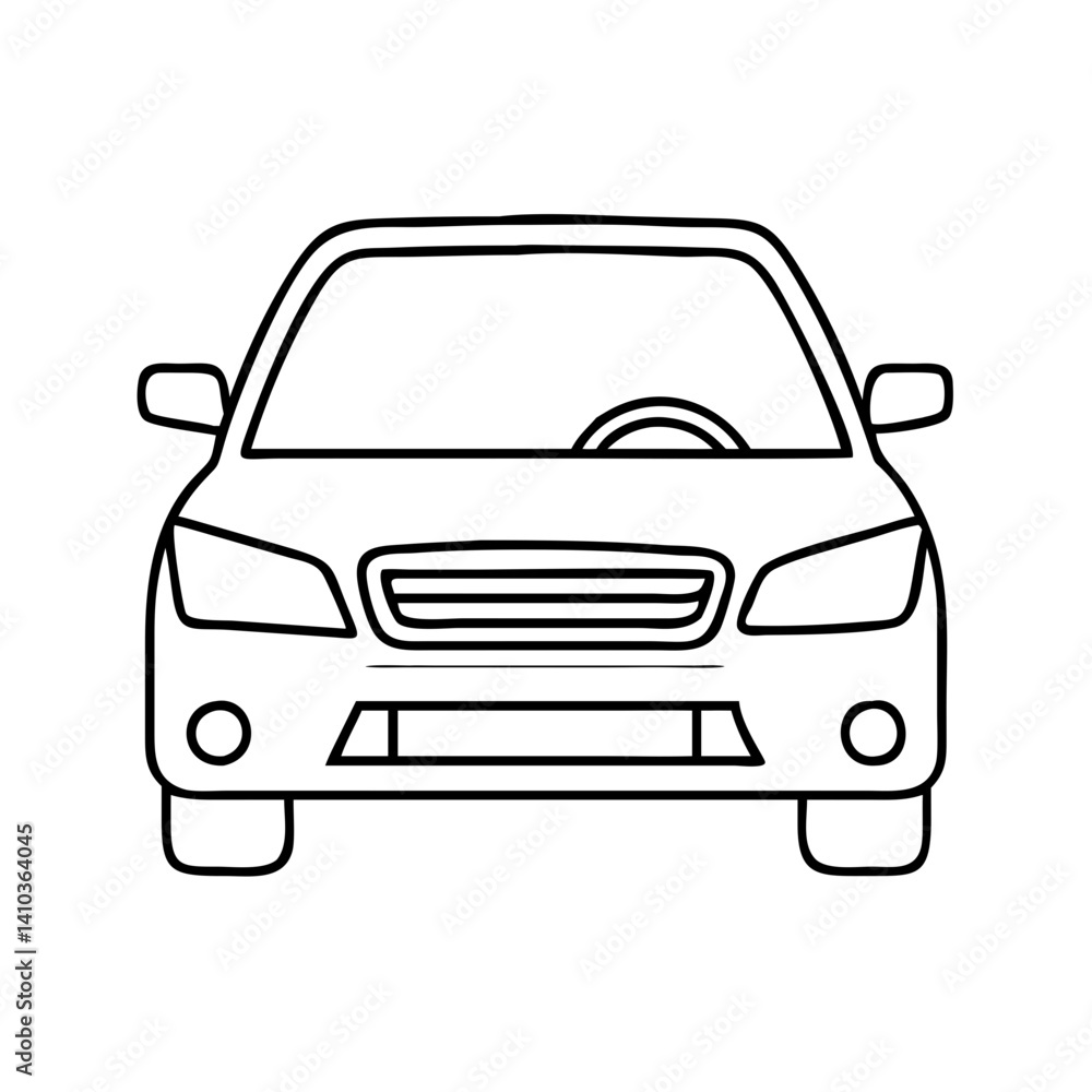 Naklejka premium sedan icon, sedan vector illustration-simple illustration of sedan, perfect for sedan logos and icons