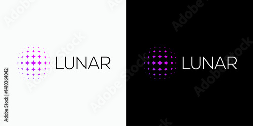 Star spark shape vector logo design with modern, simple, clean and abstract style. Icon for business, cosmetics and beauty, spa and personal branding.