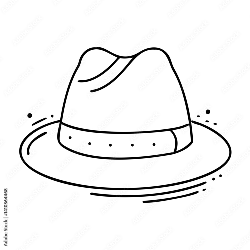 trilby icon, trilby vector illustration-simple illustration of trilby, perfect for trilby logos and icons trilby icon, trilby vector illustration-simple illustration of trilby, perfect for trilby logos and icons