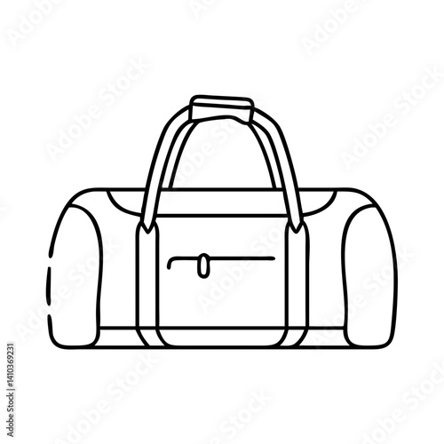 duffel bags icon, duffel bags vector illustration-simple illustration of duffel bags, perfect for duffel bags logos and icons