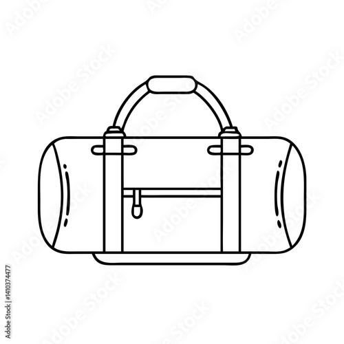 duffel bags icon, duffel bags vector illustration-simple illustration of duffel bags, perfect for duffel bags logos and icons