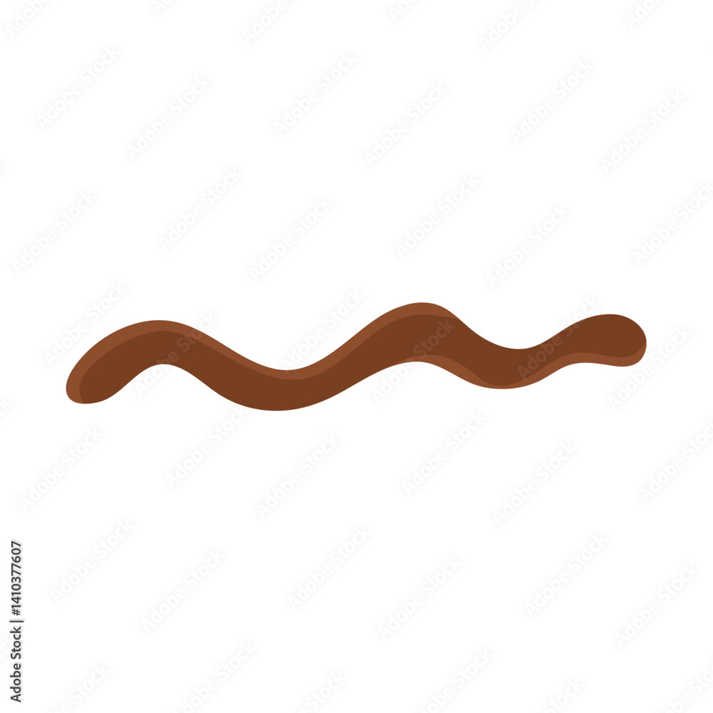 Chocolate sauce syrup drop. Vector illustration Chocolate sauce syrup drop. Vector illustration