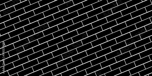 Black brick wall background. Black stone brick wall seamless background. Seamless Texture Pattern of a Brick Wall. Black bricks wall 3d illustration. Brick wall Texture. wall stone texture background.