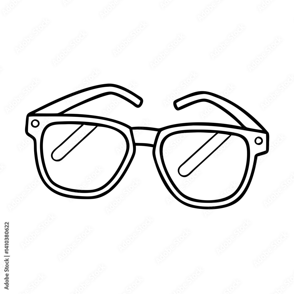 Fototapeta premium sunglasses icon, sunglasses vector illustration-simple illustration of sunglasses, perfect for sunglasses logos and icons