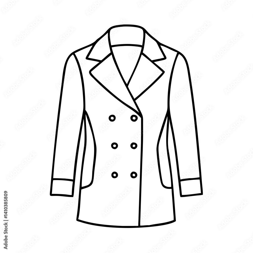 double breasted coat icon, double breasted coat vector illustration-simple illustration of double breasted coat, perfect for double breasted coat logos and icons double breasted coat icon, double breasted coat vector illustration-simple illustration of double breasted coat, perfect for double breasted coat logos and icons